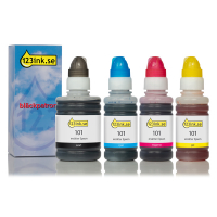 Epson 101 bläckrefill  4-pack (varumärket 123ink) C13T03V64AC 127068