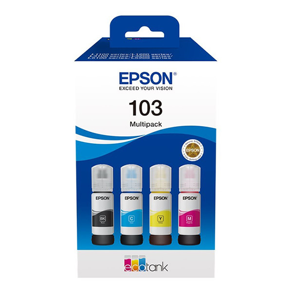 Epson 103 bläckrefill 4-pack (original) C13T00S64A 052115 - 1