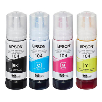 Epson 104 bläckrefill 4-pack (original) C13T00P640 652030