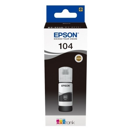 Epson 104 svart bläckrefill (original) C13T00P140 052082 - 1