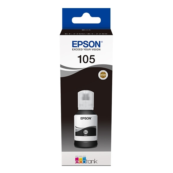 Epson 105 (C13T00Q140) svart bläckrefill (original) C13T00Q140 027160 - 1