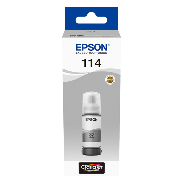 Epson 114 grå bläckrefill (original) C13T07B540 083600 - 1