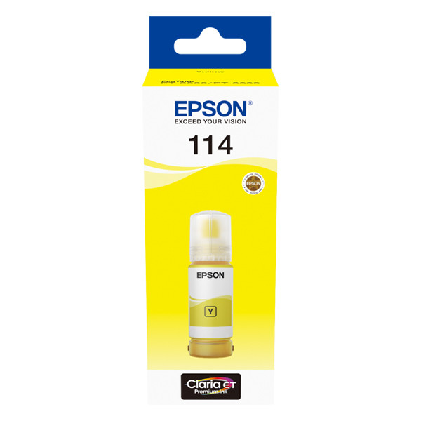 Epson 114 gul bläckrefill (original) C13T07B440 083598 - 1