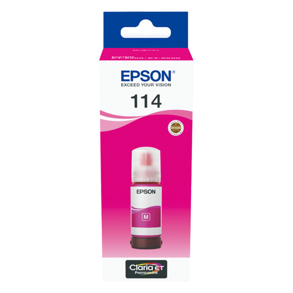 Epson 114 magenta bläckrefill (original) C13T07B340 083596 - 1