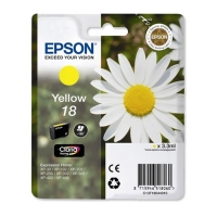 Epson 18 (T1804) gul bläckpatron (original) C13T18044010 C13T18044012 026474