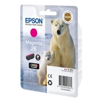 Epson 26 (T2613) magenta bläckpatron (original) C13T26134010 C13T26134012 026502