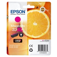 Epson 33XL (T3363) magenta bläckpatron hög kapacitet (original) C13T33634010 C13T33634012 026862