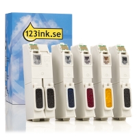 Epson 33 (T3337) PBK/BK/C/M/Y bläckpatron 5-pack (varumärket 123ink)