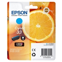 Epson 33 (T3342) cyan bläckpatron (original) C13T33424010 C13T33424012 026856