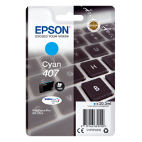 Epson 407 (T07U2) cyan bläckpatron (original) C13T07U240 083558