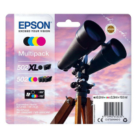 Epson 502XL BK + 502 C/M/Y (T02W9) bläckpatron 4-pack (original) C13T02W94010 652028