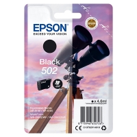 Epson 502 (T02V1) svart bläckpatron (original) C13T02V14010 C13T02V14020 024100