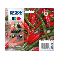 Epson 503XL (T09R6) BK/C/M/Y bläckpatron 4-pack (original) C13T09R64010 652058