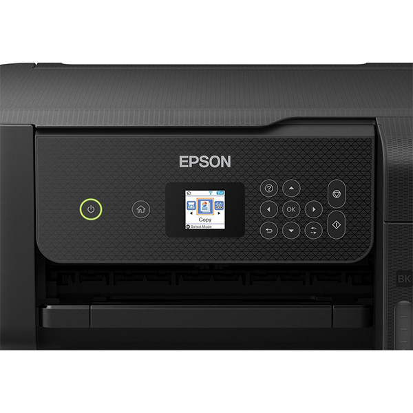Epson EcoTank ET-2710 påfyllningsbar 3-i-1 bläckstråle multifunktionsenhet  (kopiator, skanner, skrivare, DIN A4, WiFi, USB 2.0), stor bläcktank, hög  räckvidd, låg sidokostnad, svart : : Kontorsprodukter