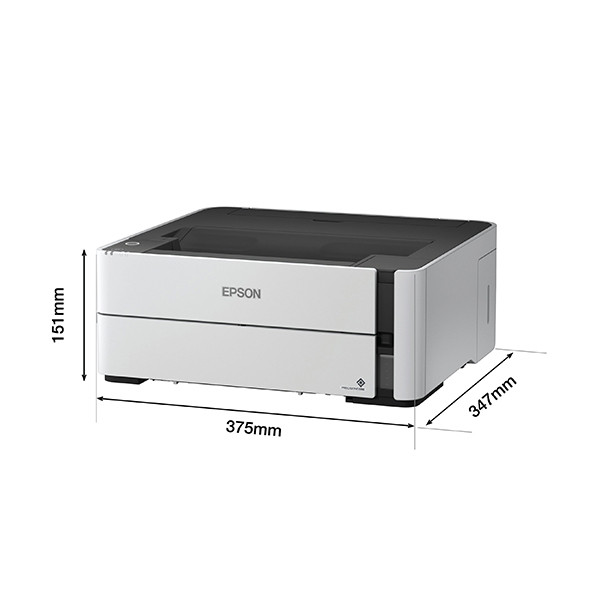 Epson EcoTank ET-M1170 A4 bläckstråleskrivare Mono med WiFi [6kg✔️] C11CH44401 831673 - 6