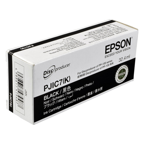 Epson PJIC7(K) S020693 svart bläckpatron (original) C13S020693 027208 - 1