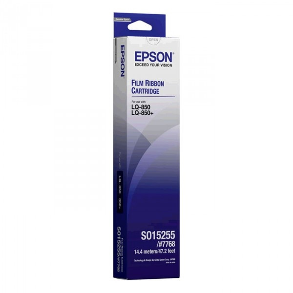 Epson S015255 (#7768) svart färgband (original) C13S015255 080166 - 1