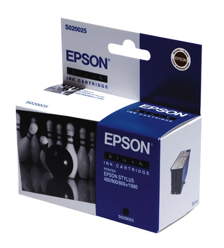 Epson S020025 svart bläckpatron (original) C13S02002540 020030 - 1