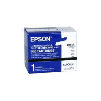 Epson S020403 (SJIC6) svart bläckpatron (original) C33S020403 080174 - 1