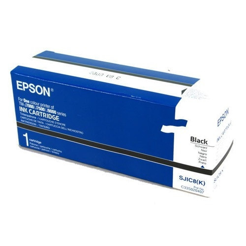 Epson S020407 (SJIC8) svart bläckpatron (original) C33S020407 080164 - 1