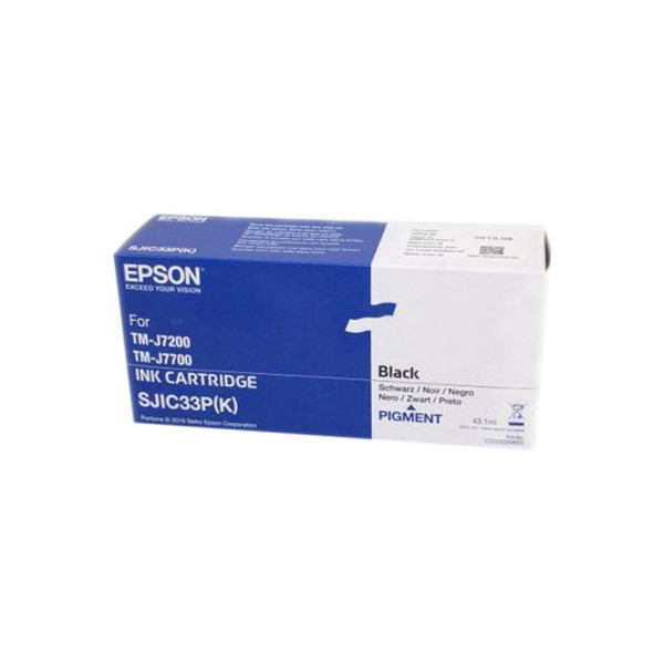 Epson S020655 (SJIC33P) svart bläckpatron (original) C33S020655 083406 - 1