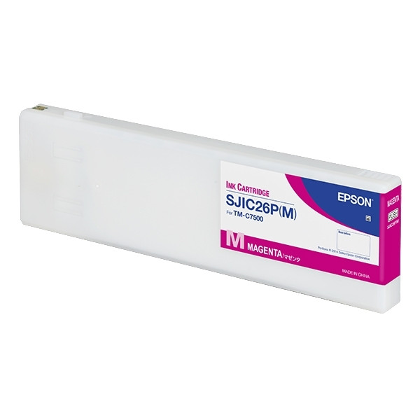 Epson SJIC26P (M) magenta bläckpatron (original) C33S020620 026760 - 1