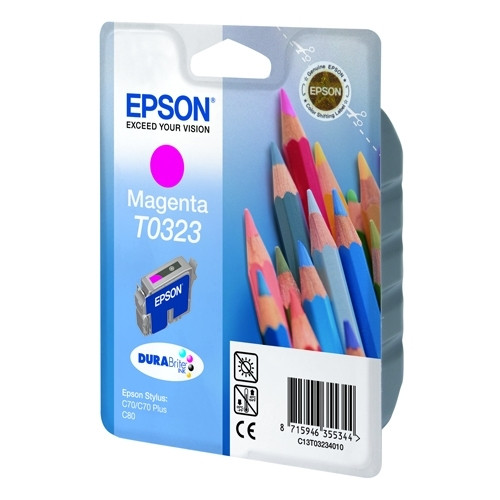 Epson T0323 magenta bläckpatron (original) C13T03234010 021140 - 1