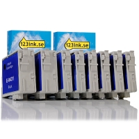 Epson T0431/442/443/444 BK/C/M/Y 8-pack (varumärket 123ink) C13T04314010C C13T04424010C C13T04434010C C13T04444010C 110540