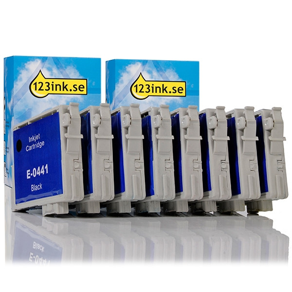 Epson T0441/452/453/454 BK/C/M/Y 8-pack (varumärket 123ink) C13T04414010C C13T04524010C C13T04534010C C13T04544010C 110560 - 1