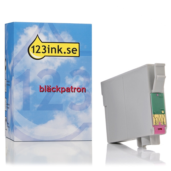 Epson T0803 magenta bläckpatron (varumärket 123ink) C13T08034011C 023083 - 1