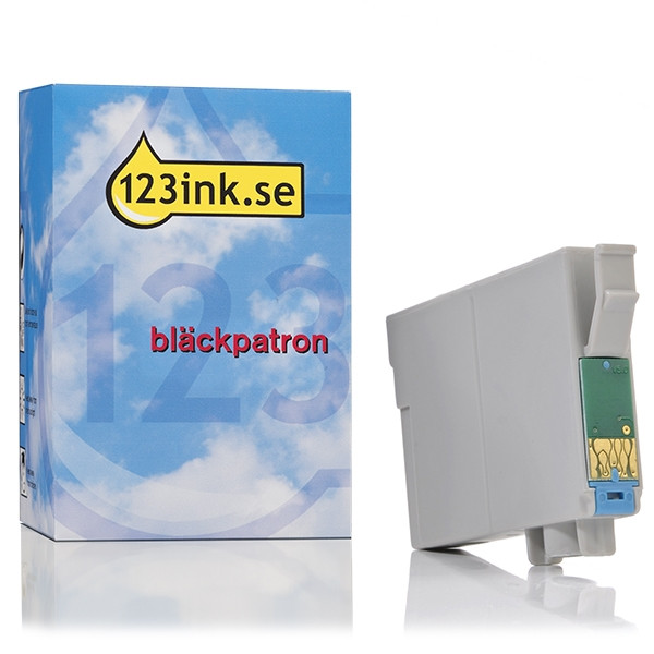 Epson T0872 cyan bläckpatron (varumärket 123ink) C13T08724010C 023305 - 1