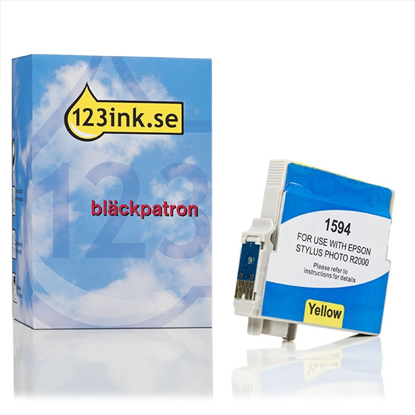 Epson T1594 gul bläckpatron (varumärket 123ink) C13T15944010C 026393 - 1