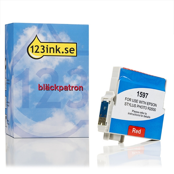 Epson T1597 röd bläckpatron (varumärket 123ink) C13T15974010C 026395 - 1