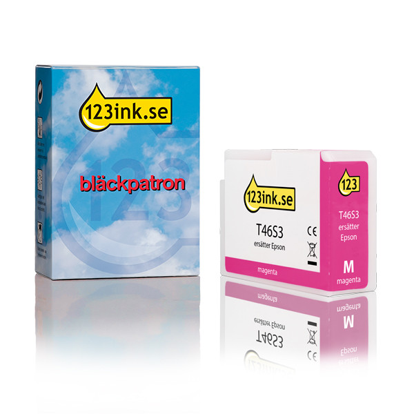 Epson T46S3 magenta bläckpatron (varumärket 123ink) C13T46S300C 083495 - 1