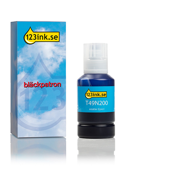 Epson T49N2 cyan bläckrefill (varumärket 123ink) C13T49N200C 024185 - 1