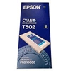 Epson T502 cyan bläckpatron (original) C13T502011 025635