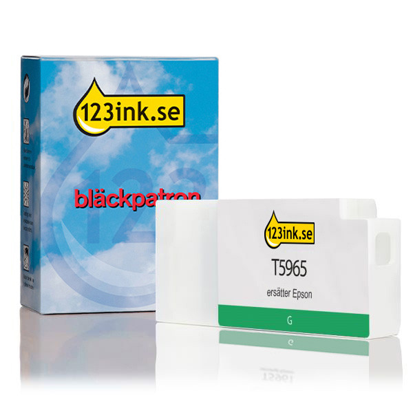 Epson T596B grön bläckpatron (varumärket 123ink) C13T596B00C 026249 - 1