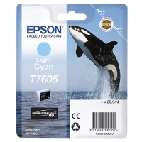 Epson T7605 ljus cyan bläckpatron (original) C13T76054010 026730