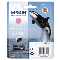 Epson T7606 vivid ljus magenta bläckpatron (original) C13T76064010 026732