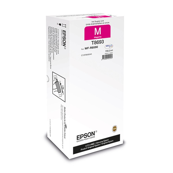 Epson T8693 magenta bläckpatron extra hög kapacitet (original) C13T869340 027076 - 1