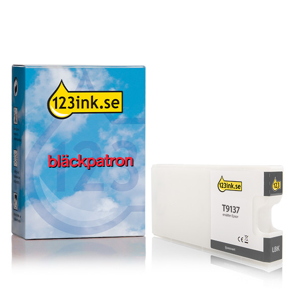 Epson T9137 ljus svart bläckpatron (varumärket 123ink) C13T913700C 026999 - 1