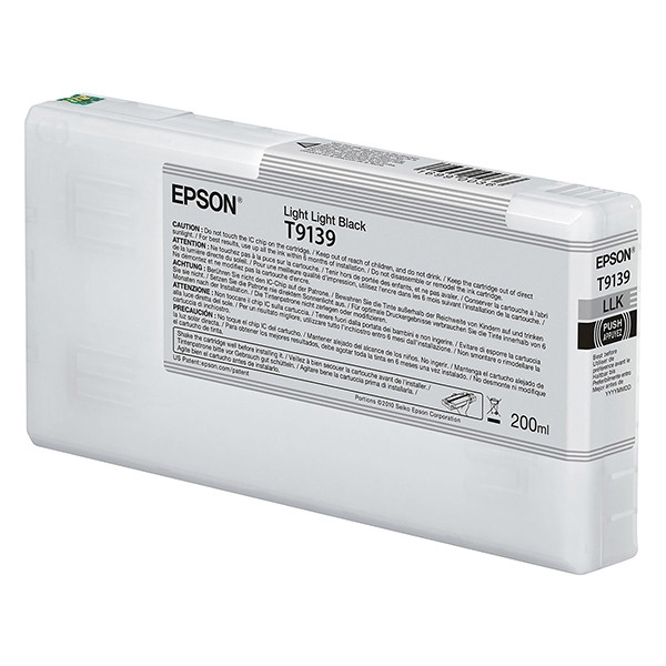 Epson T9139 ljus ljus svart bläckpatron (original) C13T913900 027002 - 1