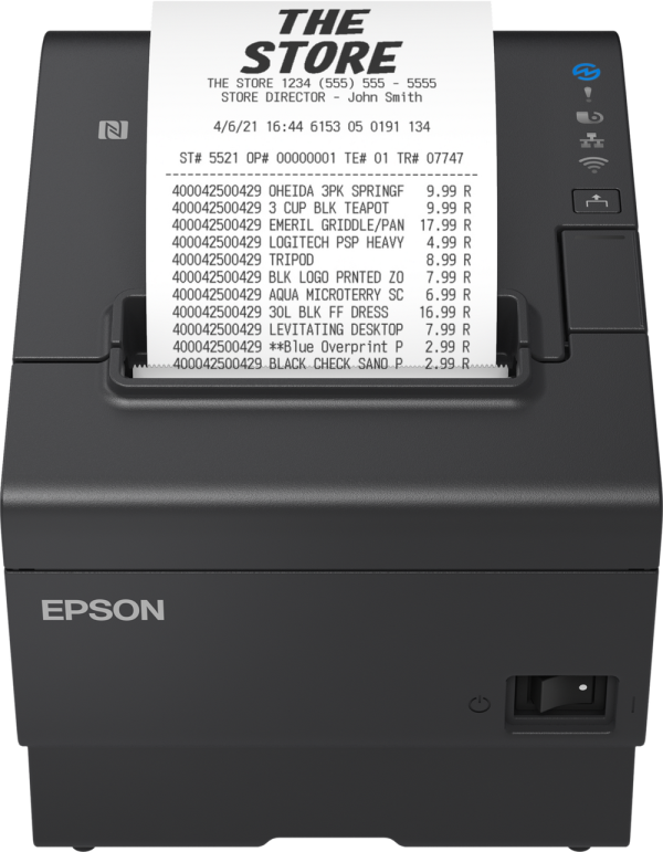 Epson TM-T88VII kvittoskrivare med Ethernet och WiFi C31CJ57112 831916 - 1