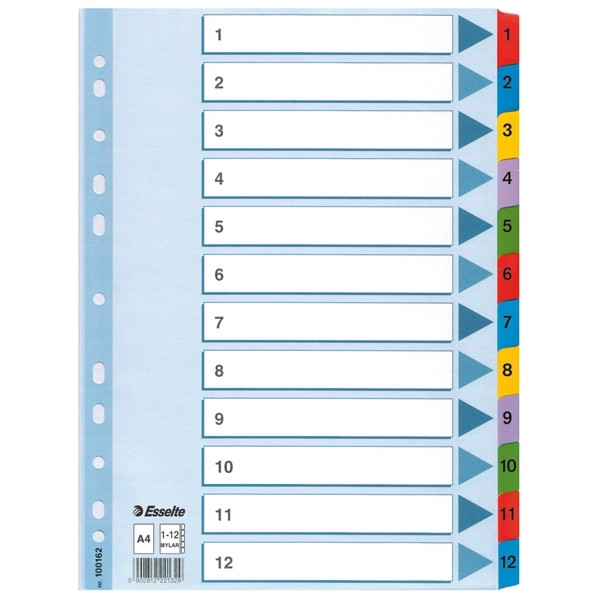 Esselte Pärmregister A4 | 1-12 | Esselte 100162 100162 203836 - 1