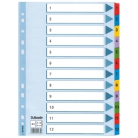 Esselte Pärmregister A4 | 1-12 | Esselte 100162 100162 203836