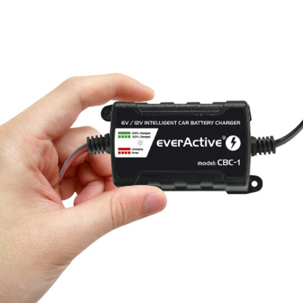 EverActive batteri- / underhållsladdare för bly 6–12V | CBC-1 (original)  ATE00087 - 2