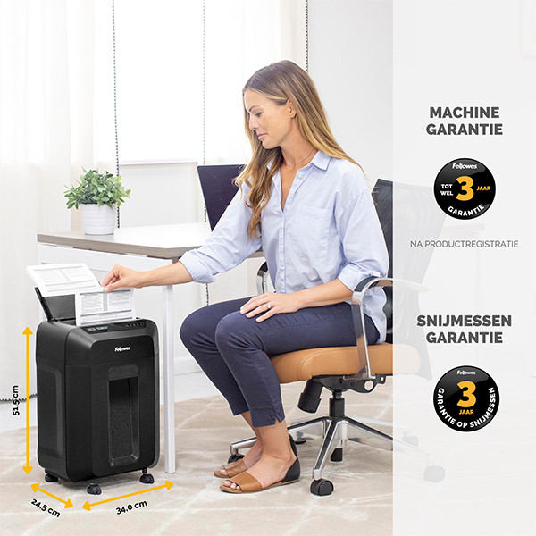 Fellowes Dokumentförstörare P4 | Fellowes AutoMax 90M [9.4Kg] 4633601 213374 - 6