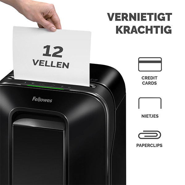 Fellowes Dokumentförstörare P4 | Fellowes Powershred LX200 [9,5Kg] 5502201 213375 - 3