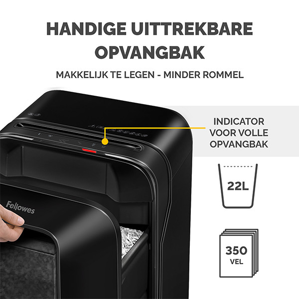 Fellowes Dokumentförstörare P4 | Fellowes Powershred LX200 [9,5Kg] 5502201 213375 - 4