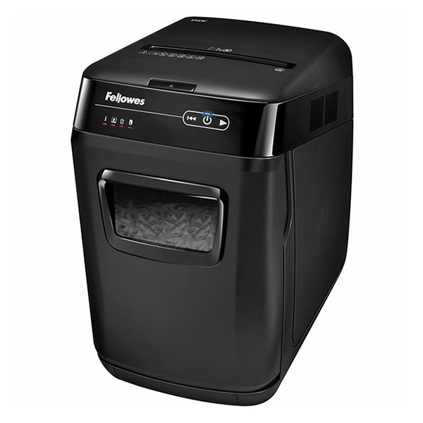 Fellowes Dokumentförstörare P5 | Fellowes AutoMax 200M Micro-Cut [15Kg] 4656301 213115 - 1